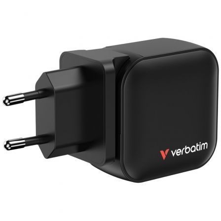 Verbatim Cargador de Pared Universal GaN 70W Mini 3 Puertos (2xUSB-C, 1xUSB-A) para Viaje - 32229 Verbatim Cargador de Pared Universal GaN 70W Mini 3 Puertos (2xUSB-C, 1xUSB-A) para Viaje - 32229